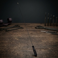 Tige de nettoyage de pistolet en fibre de carbone haute résistance 36/44 pouces, écologique, à nettoyage rapide, 4/5/7 mm, taille personnalisée, poignée, logo, emballage