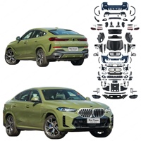 Qualité d'origine pour BMW X6 E71 2008-2014, mise à niveau vers le kit carrosserie G06 LCI X6 M-Tech Competition 2023+, accessoires de voiture
