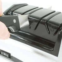 TAISUN SZ1804M Affûteur de couteaux électrique multifonctionnel en diamant, machine à affûter les couteaux en acier de 360 à 1000 grains, professionnel, automatique, pour la cuisine