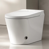 Nouvelles toilettes intelligentes à chasse automatique avec buse de nettoyage, télécommande sans fil, équipement sanitaire moderne pour salle de bain