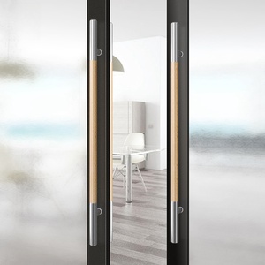 Sang trọng tùy chỉnh thép không gỉ cửa gỗ lớn kéo xử lý đẩy hiện đại nhập phía trước dài xử lý bên ngoài cho cửa kính - Product Image 2