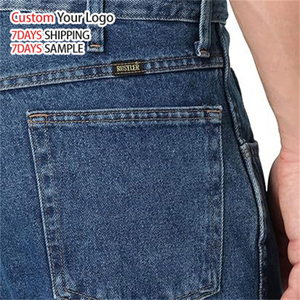Nouveau Jean en Denim Large Décontracté Taille Moyenne Délavé Léger en Coton de Haute Qualité pour Homme, Style Streetwear Personnalisé, Vente en Gros - Product Image 6
