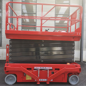 Otomatik Yürüyen Kaldırma Yüksekliği 6m 8m 10m 12m 14m Kendinden Tahrikli Mobil Elektrikli Makaslı Platform Adam Asansörü - Product Image 5