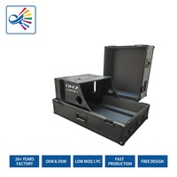 Flight case compact personnalisé DM7 pour console de mixage Yamaha avec compartiment Doghouse - OEM