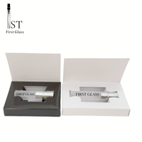 Boîte cadeau parfum pliable en carton 3ml 5ml 10ml, emballage papier avec flacon vaporisateur de parfum, impression de logo personnalisée, vente en gros
