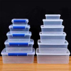 Boîte de conservation alimentaire transparente en plastique de qualité supérieure pour kimchi, congélation et <span class=keywords><strong>micro</strong></span>-ondes - Product Image 1