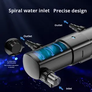 <span class=keywords><strong>Lampe</strong></span> de stérilisation <span class=keywords><strong>UV</strong></span> pour aquarium en plastique de la série CUV Gechi avec pompe - Product Image 2