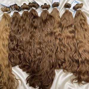 Nuevo Lote de Cabello Humano Vietnamita 100% Natural Ondulado Marrón Castaño, Listo para Enviar, Patrón Elástico y Suave - Product Image 5