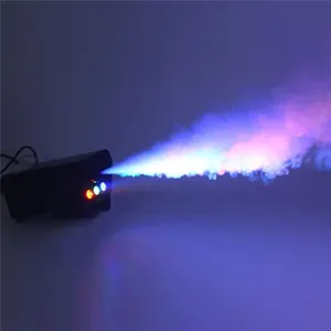 Professionale 400W Disco Colorato Macchina del Fumo Mini LED Remote Fogger di Espulsione del DJ della Festa di Natale di Luce Della Fase Macchina del Fumo