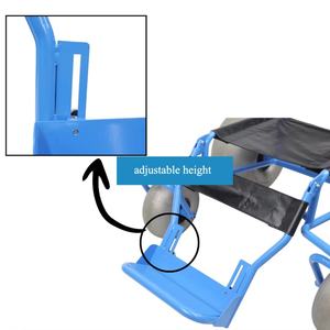 Sedia a Rotelle da Spiaggia di Alta Qualità con Ruote a Pallone per Adulti, Deambulatore e Rollator - Product Image 4