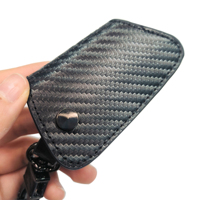 Porte-clés en cuir PU de haute qualité de style moderne Porte-clés de voiture Mini sac organisateur de clés pour hommes