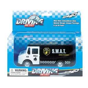 Logo personnalisé moulé sous pression 1:32 retirer voiture en métal camion de courrier camion de pompiers SWAT voiture de police <span class=keywords><strong>Express</strong></span> camion <span class=keywords><strong>ambulance</strong></span> modèle pour cadeau - Product Image 2