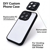 Coque de téléphone vierge en TPU détachable pour impression UV, idéale pour les distributeurs automatiques et les imprimantes UV