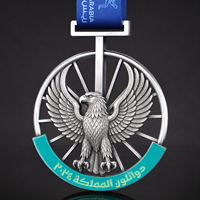 Médailles personnalisées en forme d'aigle Or Argent Bronze Récompenses en métal sculpté 3D pour les cérémonies Livraison rapide Vente en gros