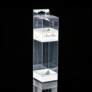 Boîte personnalisée en PET avec insert, emballage pliable transparent pour cosmétiques, montres électroniques, outils, cadeaux, présentoir, vente en gros, OEM - Product Image 5