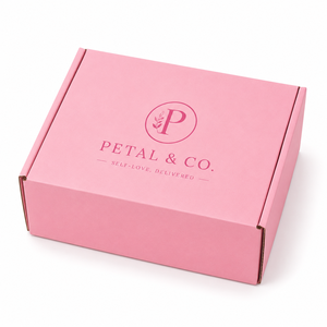 Caja de Envío Rosa de Papel Kraft Ecológico con Cierre Magnético y Logotipo Personalizado para Empaquetado con MOQ Bajo, <span class=keywords><strong>Precio</strong></span> de Fábrica - Product Image 1