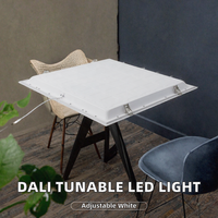 Plafonnier LED Moderne en Aluminium Blanc 2x2FT 36W 3000K-6000K SMD2835 IP20 CRI80 Haute Luminosité pour Maison et Bureau