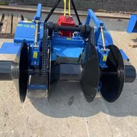 Motoculteur rotatif diesel 50-140 CV à trois points pour tracteur, cultivateur agricole de haute performance