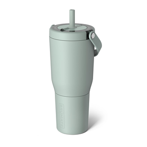 Vaso Térmico Creativo de Acero Inoxidable, Ecológico y Moderno, con Tapa y Pajita Abatible, Personalizable, para Agua Fría - Product Image 1
