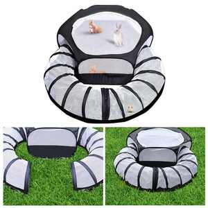 Luxe Draagbare Dierenbox Gemakkelijk Op Te Vouwen Hondenbox Met Knoopsluiting Binnen/Buiten Reizen Camping Puppy Kat Kleine Dieren - Product Image 2
