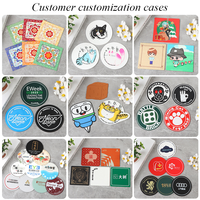 Sous-verre rond promotionnel en silicone pour boisson, tapis pour gobelets, toyota kawaii en résine souple et caoutchouc PVC, pour bar et bière