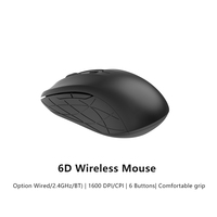 Clavier et souris sans fil USB 2,4 GHz pleine taille, clavier ultra-plat à axe ciseaux, pavé numérique Copilot, souris 1600 DPI