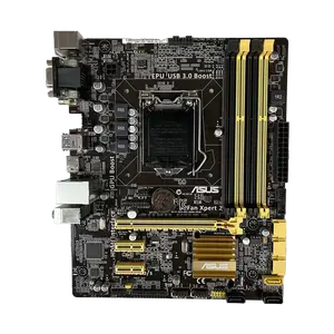 Оптовая продажа б/у материнская плата B85M-G для ASUS B85M-G R2.0 настольный компьютер LGA 1150 DDR3 хороший внешний вид
