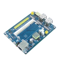 Carte de développement Waveshare Raspberry Pi CM3+ Lite, carte de base POE, boîtier métallique, système d'exploitation Linux, Ethernet, alimentation, carte externe