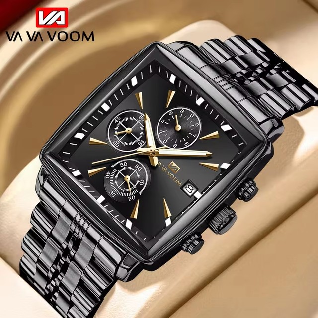 VA VA VOOM 2951 Hannah Martin Low Price Wristwatch New Trending Chronograph Waterproof Luminous Hands Quartz Watches for Men Uhr