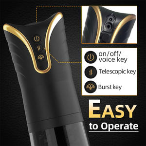 เครื่องนวดกระตุ้นอวัยวะเพศชายแบบอัตโนมัติเครื่องนวดกระตุ้นช่องคลอดแบบสมจริงสำหรับผู้ชายเซ็กซ์ทอย - Product Image 5