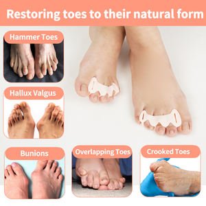 Échantillon gratuit S-King Gel Bunion Relief Bunion Pad Séparateur d'orteils Séparateur Protecteurs Séparateurs d'orteils Fournisseur - Product Image 6