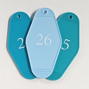 Design Custom logo Motel <b>Key</b> <b>Ring</b> Vintage <b>Plastic</b> Retro Vintage Motel <b>Key</b> Chain Custom Room Motel HOTEL KEYCHAIN - Product Image 6