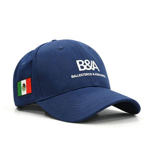 Casquettes promotionnelles d'entreprise à faible MOQ, OEM ODM, avec logo personnalisé, bleu marine et noir, brodées, pour vêtements de travail, structurées 6 panneaux - Product Image 6