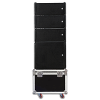 Système de haut-parleurs Line Array extérieur étanche passif LS3 KSL(6+2+2) Mono Wood Shell avec garantie de 3 ans