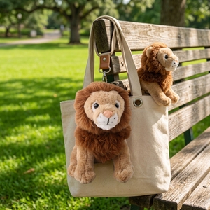 Muñeco de Peluche de Cordero Súper Suave, Animal del Bosque en Posición de Sentado, Relleno de Algodón PP, Regalo para Bebés, Marioneta de Trapo Personalizable para Bodas - Product Image 4