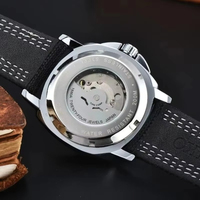 Montres automatiques mécaniques AAA+ pour hommes, design sportif, multifonctions, bracelet en cuir, montres pour hommes, étanches au quotidien