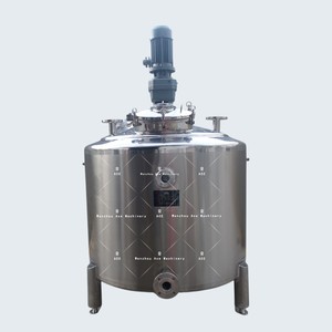 Agitateur de réservoir d'émulsifiant cosmétique en acier inoxydable avec moteur et broyage pour machine de mélange de lotion corporelle, de shampoing et de crème - Product Image 1