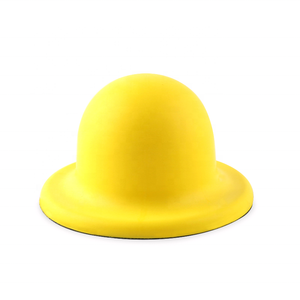 Bloco lixadeira de mão amarela pu de <span class=keywords><strong>3</strong></span> polegadas, gancho e laço redondo, lixa de mão, conecta com lixa de papel - Product Image 2