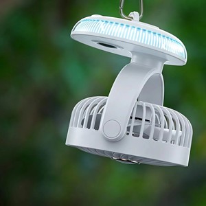 2026 Quality <b>Mini</b> Portable Rechargeable <b>Fan</b>, Table/Wall 2In1, LED Display Aroma Timer, 7-Color Night Light, Strong Wind <b>USB</b> <b>Fan</b> - Product Image 2
