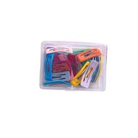 Boîte personnalisée de 30 mini pinces à cheveux en alliage avec strass, style macaron coloré bonbon pour filles, accessoires capillaires effet goutte d'huile