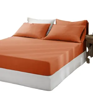 100% Flachs Leinen Bettlaken Elastische Matratzen bezug Protector Deep Pocket Stone Washed Soft Leinen Bett matte 18 Zoll & oben