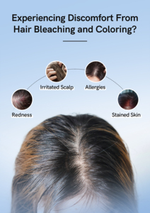 Harga Pabrik Grosir MOQ Rendah 100ml Pelindung Kulit Kepala Pewarna Rambut Krim Penghalang Noda Perawatan Kulit Kepala - Product Image 4