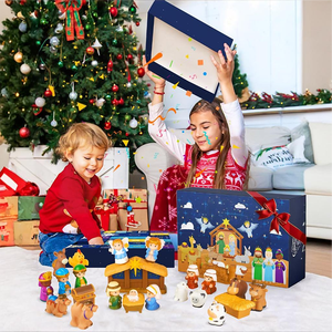 Calendario de <span class=keywords><strong>Adviento</strong></span> 2024 para Niños, Calendario de <span class=keywords><strong>Adviento</strong></span> <span class=keywords><strong>Cristiano</strong></span> con Historia de la Natividad para Niños Pequeños - Product Image 6