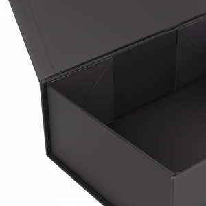 Hot Selling <b>Black</b> Paper Packaging Folding Shoe <b>Gift</b> <b>Box</b> Custom Magnetic Paper <b>Box</b> Packaging - Product Image 2