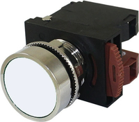 Interrupteur à bouton-poussoir métallique étanche 10A 660V, tension maximale, 22mm, éclairé par LED, pour panneau de commande et machine industrielle