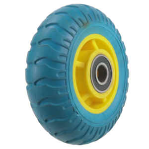 HKT Offre Spéciale 200x60mm petit équipement mobile anti-crevaison PU mousse <span class=keywords><strong>brouette</strong></span> pneus roues <span class=keywords><strong>pas</strong></span> <span class=keywords><strong>cher</strong></span> polyuréthane chariot à main pneus - Product Image 1