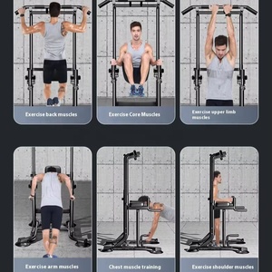CHENGMO SPORTS Équipement <span class=keywords><strong>de</strong></span> fitness multifonctionnel pour l'entraînement à la barre horizontale <span class=keywords><strong>en</strong></span> intérieur, station <span class=keywords><strong>de</strong></span> traction et <span class=keywords><strong>de</strong></span> dips, support <span class=keywords><strong>de</strong></span> dips, tour <span class=keywords><strong>de</strong></span> musculation - Product Image 5