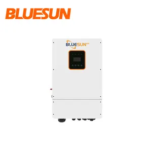 Bluesun Inverter Surya Hibrida, Penyimpanan Energi 240V Ac Fase Terpisah 7KW 8KW 10KW 15KW