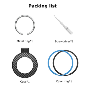 Étui de protection pour porte-clés Apple <span class=keywords><strong>AirTag</strong></span>, en PC, double couleur, texture fibre de carbone, avec boucle de verrouillage sécurisée - Product Image 3