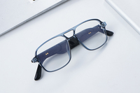 Lunettes de Traduction Intelligentes Sans Fil IA pour Hommes Femmes Plus de 100 Langues Q&R en Temps Réel Musique BT5.4 Protection UV Étanche PC Intelligent